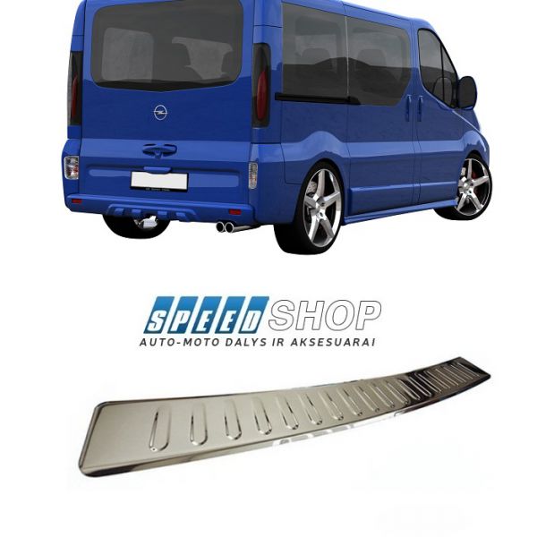 Opel Vivaro Renault Trafic Nissan Primastar Galinio bamperio apsauga